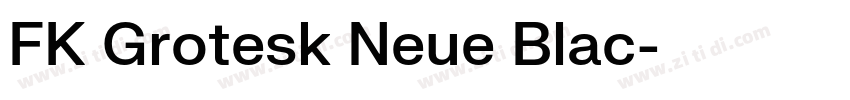 FK Grotesk Neue Blac字体转换 FK Grotesk Neue Blac字体转换